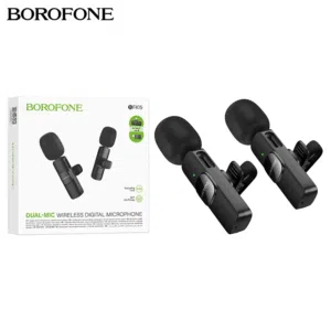 للبيع مايك لاسلكي نوع BOROFONE BKF15 Dual Mic Wireless Microphone
