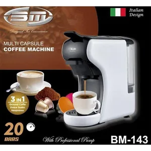 BM Satellite 3 in 1 Multi Capsule Coffee Machine