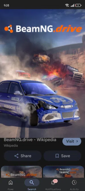 لعبة حوادث السيارات الواقعيه beamng.drive