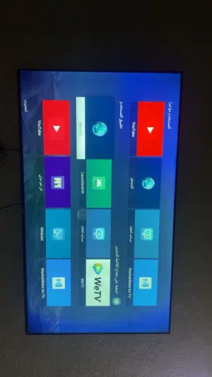 شاشه ذكيه 65"صخمه جوادسكاي فل سمارت اندرويد 4K عكس الموبايل على الشاشه استخدام قليل بسعر مغري جداً