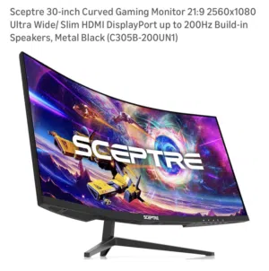 Sceptre 30” Curved Gaming Monitor