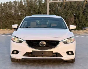 مازدا 6موديل 2014خليجى فل أوبشن فتحة جلد مثبت سرعة تحكم تكييف أمامى وخلفى بحالة ممتازة