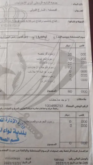 رخصة مصنع كاتشاب وشوكولاته