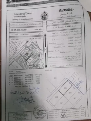Commercial Land for Sale in Al Batinah Sohar
