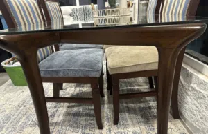 طاولة سفرة مميزة خشب طبيعي