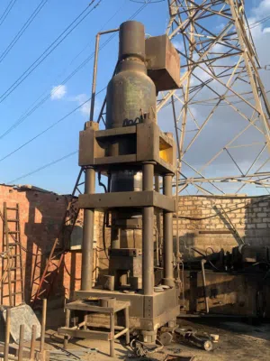 مكبس بزق نحاس والمونيوم