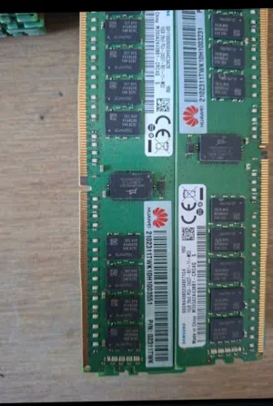 RAM for servers 32 GB &16 GB ECC.  DDR 4. register
