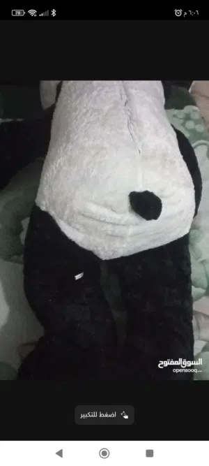 دب باندا حجم كبير جداً شبه جديد بحاجة خياطة من الخلف فقط طوله 110