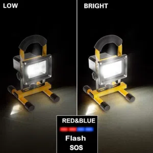 مصباح LED قابل لاعادة الشحن للتخيم والرحلات والجلسات الخارجية