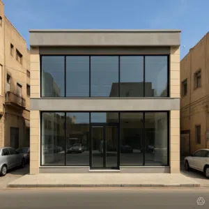 بيت تجاري على شارع حيوي  الجنينة شارع جامع الكرناوي