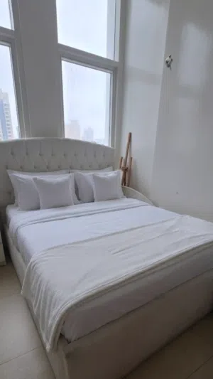 Urgent Sale – Luxury Dining Table (8 Chairs) + King Bed + Console