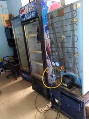 pepsi fridge repair