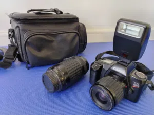 CANON EOS REBEL -FILM CAMERA + 75-300mm Lens