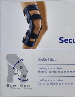 عدد 2 دعامة ركبة طبية أصلية للبيع – SecuTec Genu