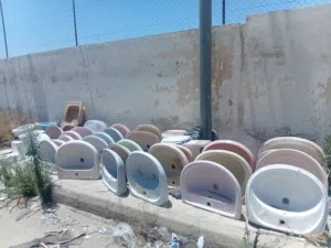مغاسل مستعمله في حالت الوكاله