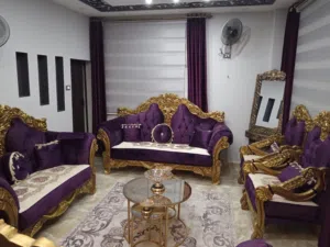 طقم كنب مصري دمياطي 7 مقاعد