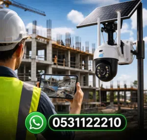 كاميرات الطاقه الشمسيه لمشاريع الانشاء