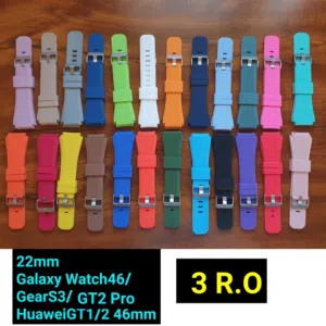 Samsung belt HuaweiGT1/2/3/4/5Watch Pro bands 46mm 22mm  سير احزمه حزام ساعه سامسونج هواوي قياس 22مم