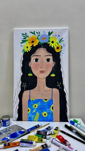 لوحة فنية مناسبة للديكور والاهداء