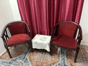 كرسيين ديكور بذراعين
