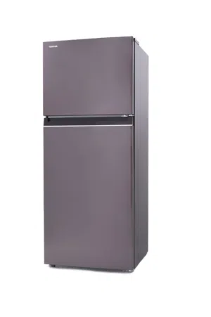 ثلاجة بفريزر علوي توشيبا، سعة 411 لتر، نوفروست، انفرتر