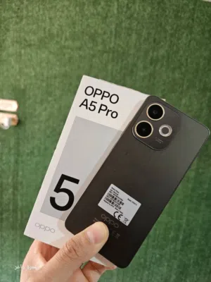 oppo A5 pro ذاكره256 بطاريه 5800 رام 16 ضد الكسر وضد الماء معه شاحن الاصلي والكرتونه وكفر شبه وكاله