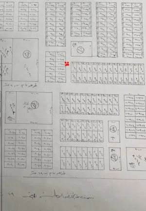 نصف قطعة ارض توزيع المطار رقم القطعة 7955 باسمي ....