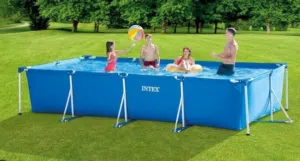 New Intex 4.5m x 2.2m x 0.84m Rectangular Frame Pool