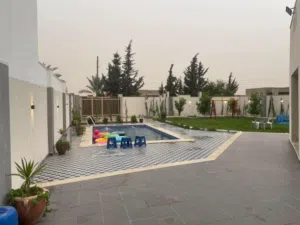 استراحة تاج الريم العنوان بئر العالم خلف سوق السيارات