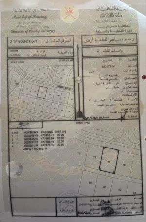 أرض سكنيه في صحم من المالك مباشرة فرصه ذهبيه موقع ممتاز