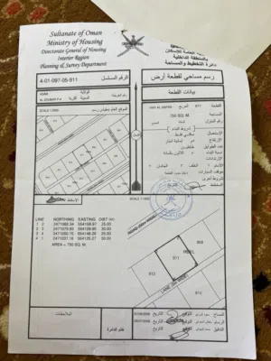 Residential Land for Sale in Al Dakhiliya Adam