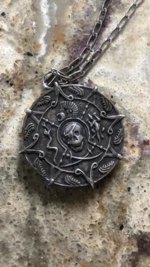 “SILVER, SELVER & SILVER” Original 925 Sterling Silver medallion for sale.