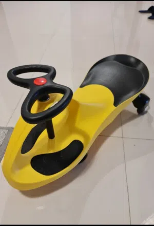 Yellow Plasma Car / Balance Bike / Toy Car