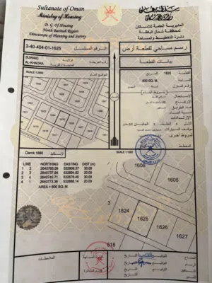 Residential Land for Sale in Al Batinah Suwaiq
