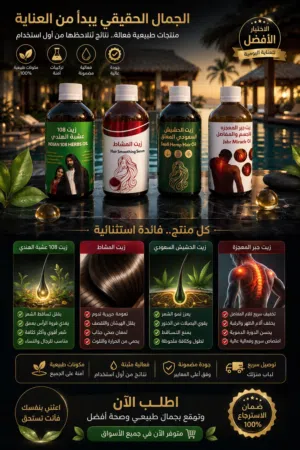 زيوت متنوعه مختارة بعناية