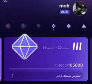 حساب تيك توك لفل 24