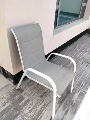 Textilene Dining Set with Umbrella