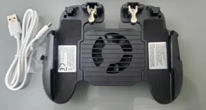 premium mobile gaming controller with built-in fan