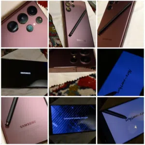للبيع جالاكسي سامسونج S22 ألترا 256GB قمه في النظافة استعمال بسيطة نحيف و شاشة منحنية سبب عدم الحاجة