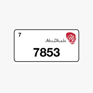 Car plate for sale