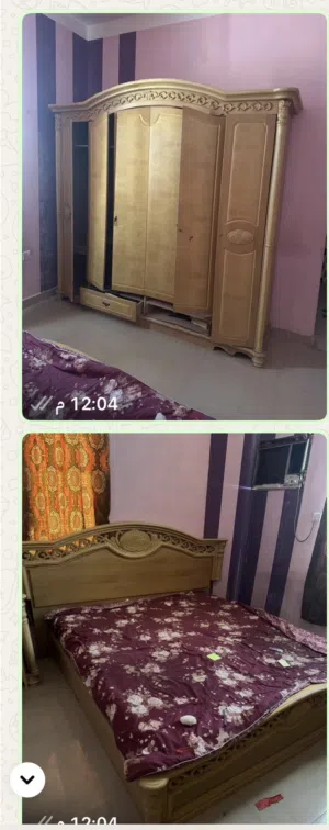 غرفة نوم كاملة للبيع مستعمل