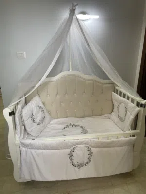 سرير خشب زان