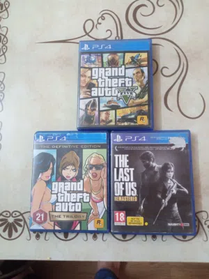 3 العاب PS4 بسعر مميز السيديات بحاله جيده جدا