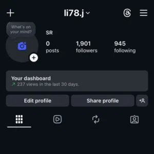 حساب انستقرام متفاعل