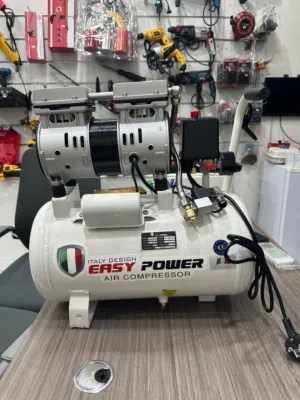 كمبريسر هواء من شركة easy power تقنية وتصميم إيطالي حجم 25 لتر