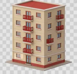 عمارتشطيب حديث خدمية للإيجار تحتوي علي 3 شقق مكتبية