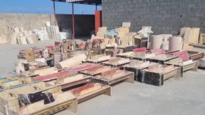 مصنع حجر صناعي للبيع مع معرض