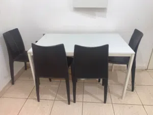 Dining table and 4 chairs (negotiable)