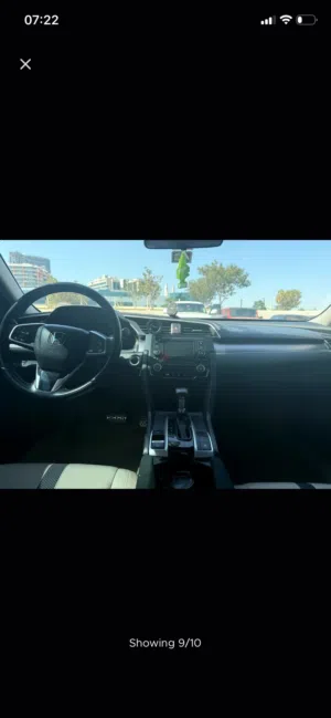 هوندا سيفيك للبيع بحالة ممتازة 2018  Honda civic for sale , excellent condition,2018