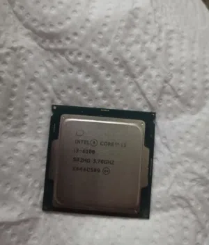 معالج جيل سادس انتل i3 6100  مع مبرد جديد